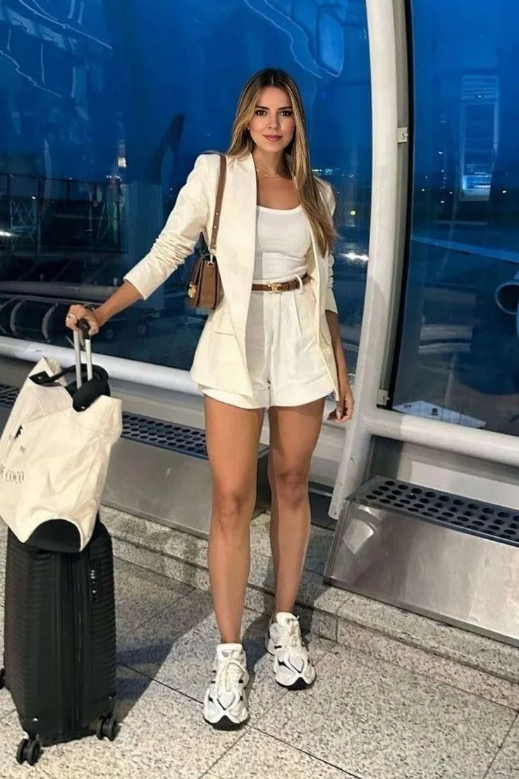 airport outfit summer