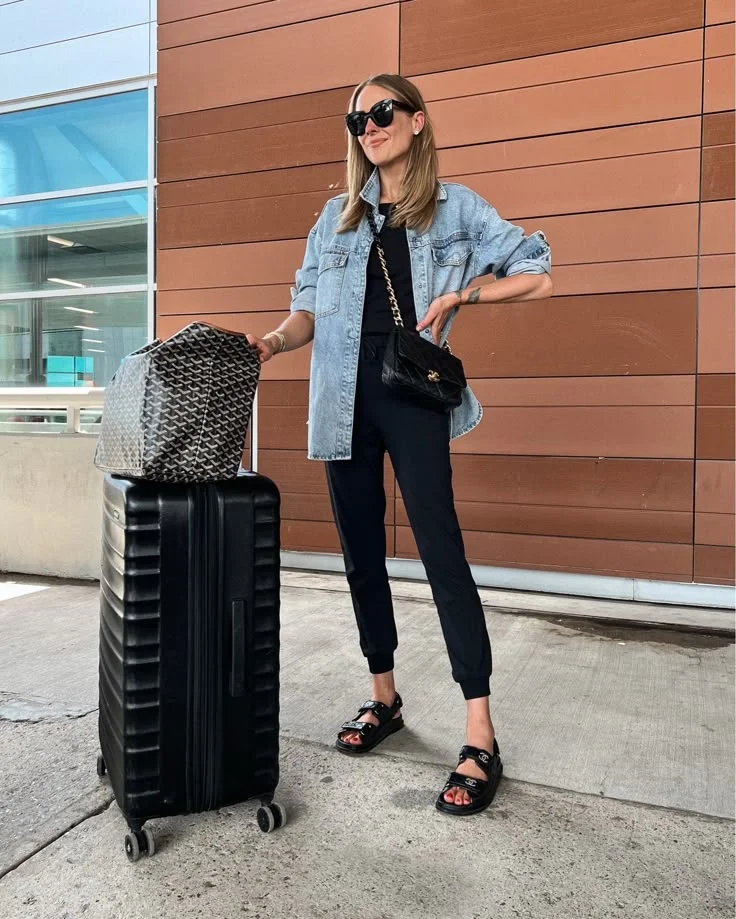 airport outfit summer