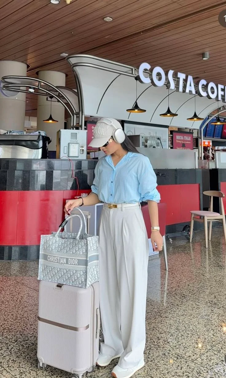 airport outfit summer
