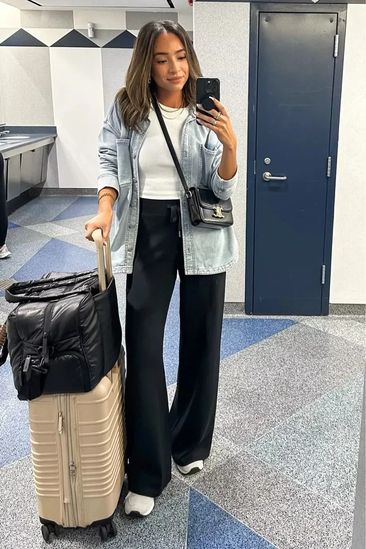 airport outfit summer