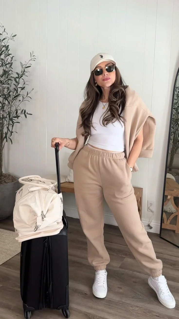 airport outfit summer