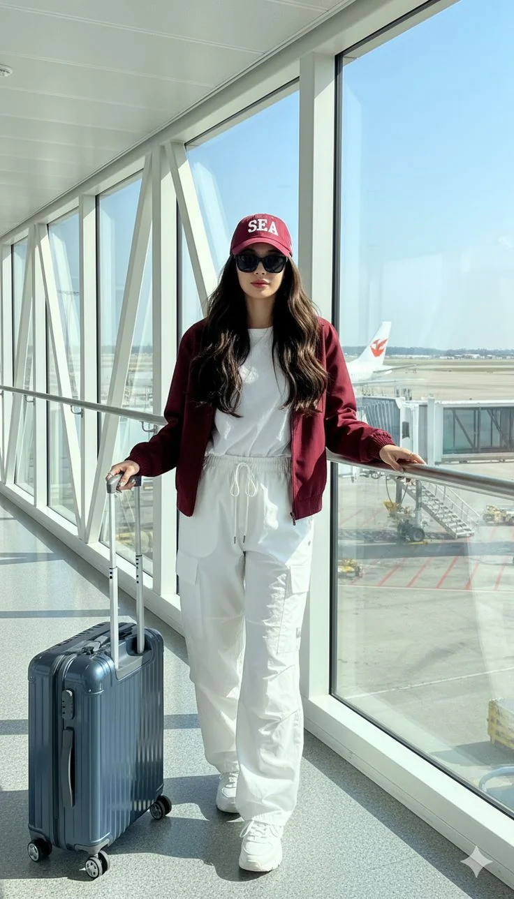 airport outfit summer