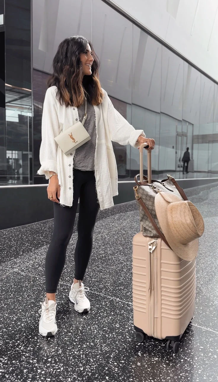 airport outfit summer