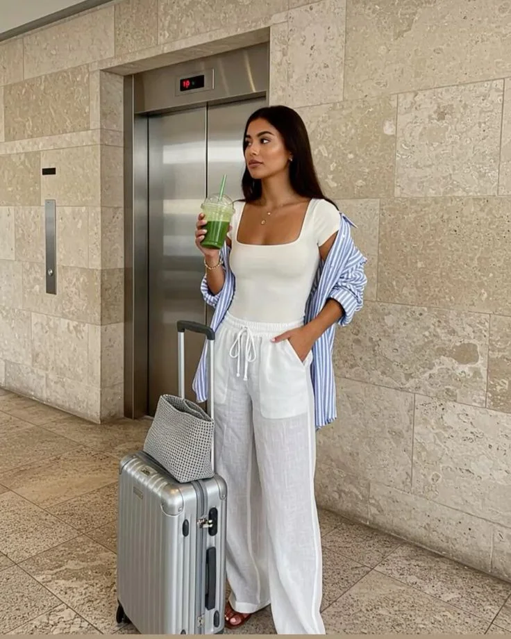 airport outfit summer