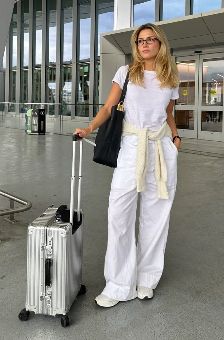 airport outfit summer