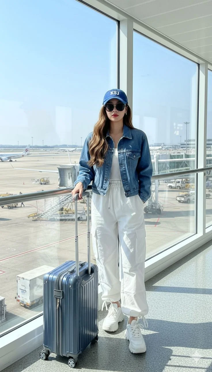 airport outfit summer