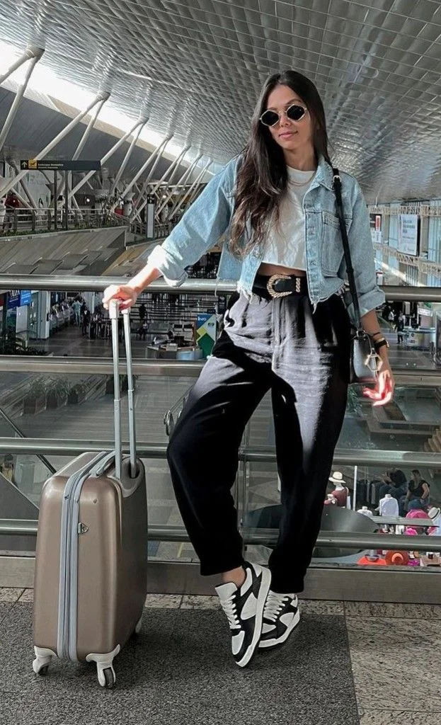 airport outfit summer