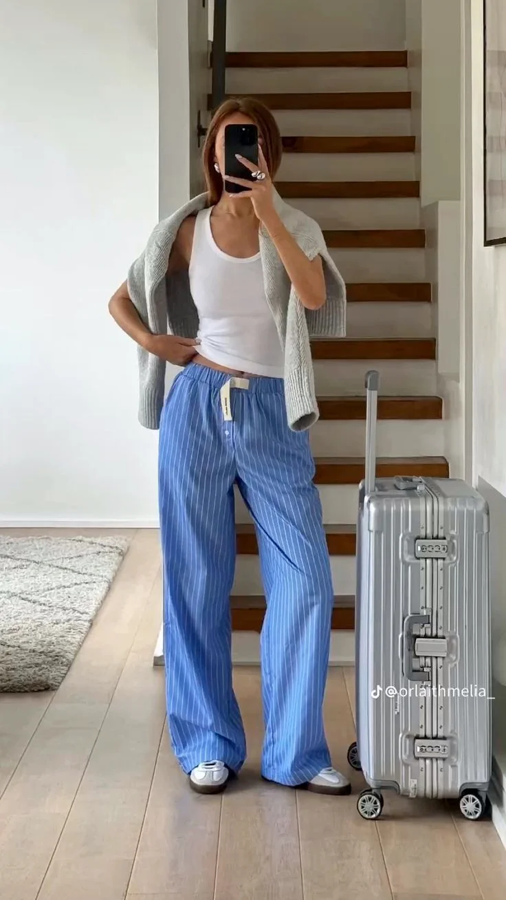 airport outfit summer
