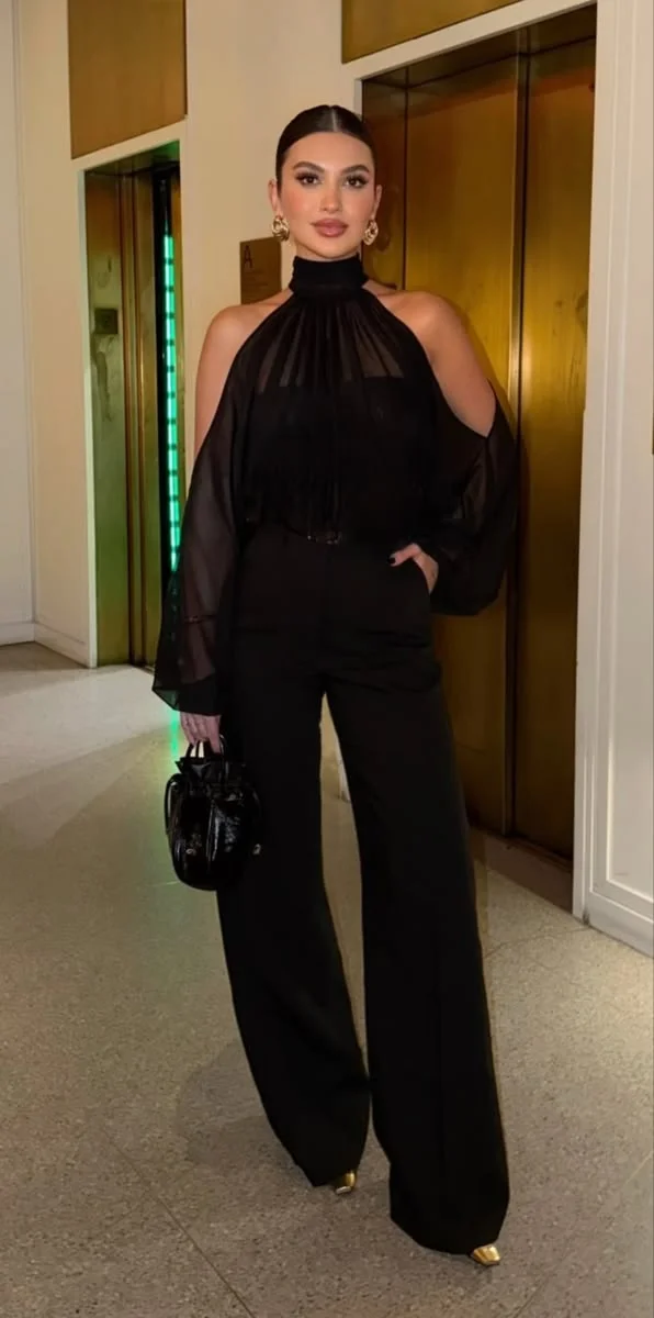 all black outfit