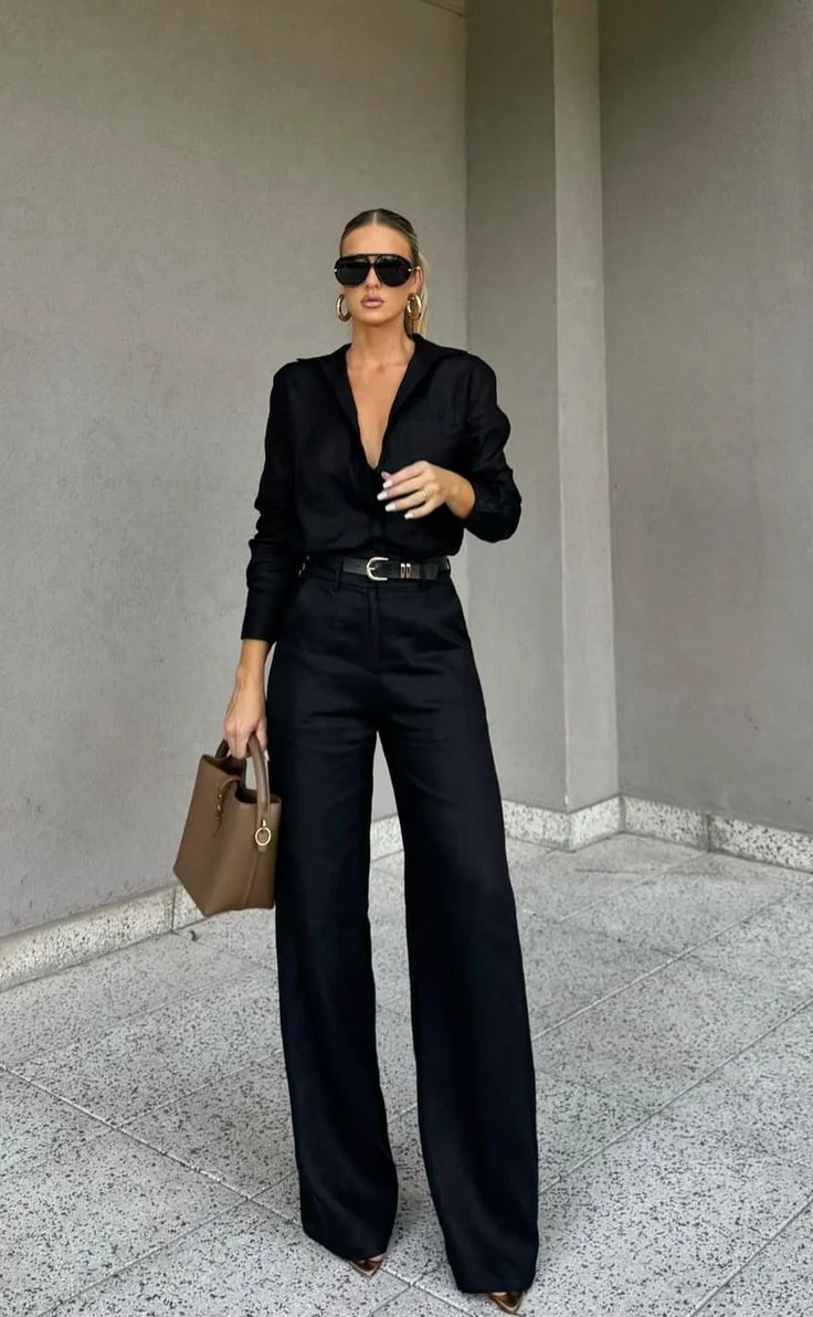 all black outfit