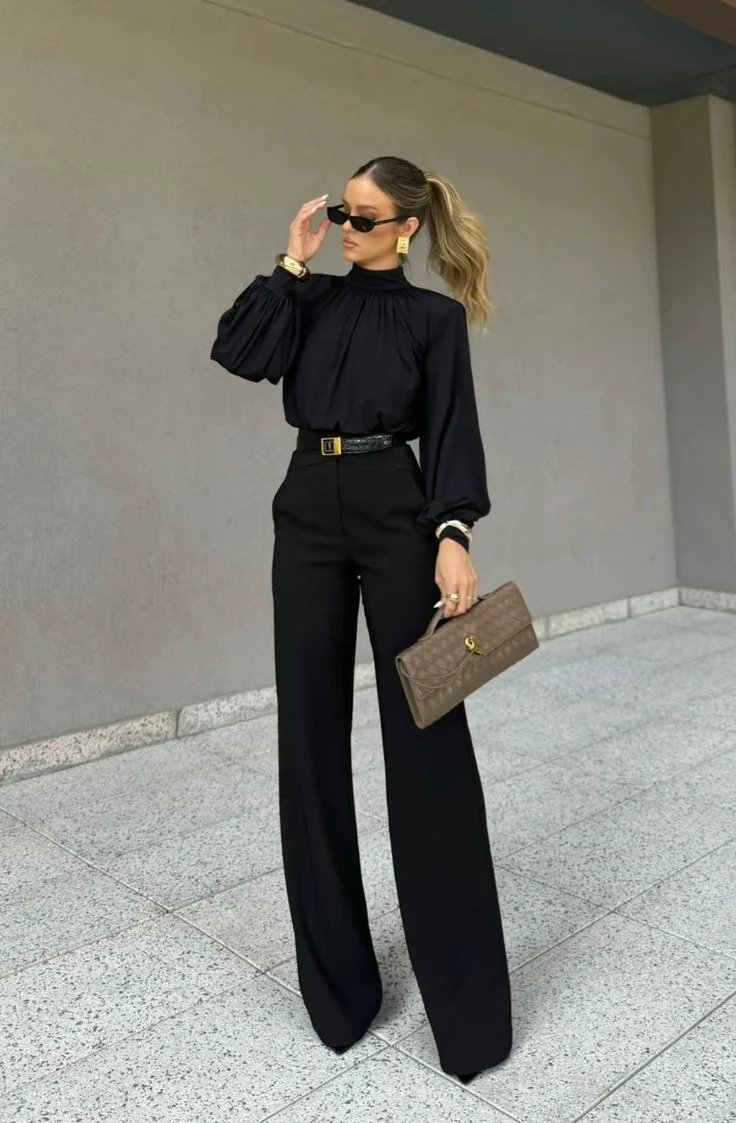 all black outfit