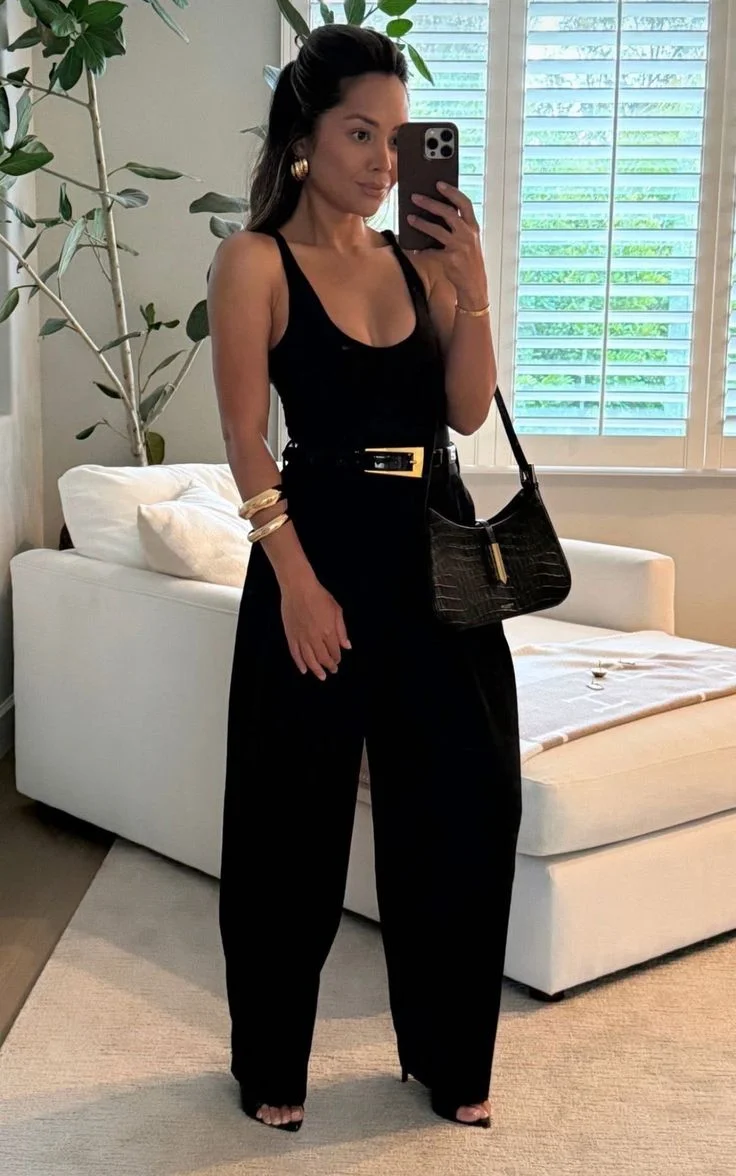all black outfit