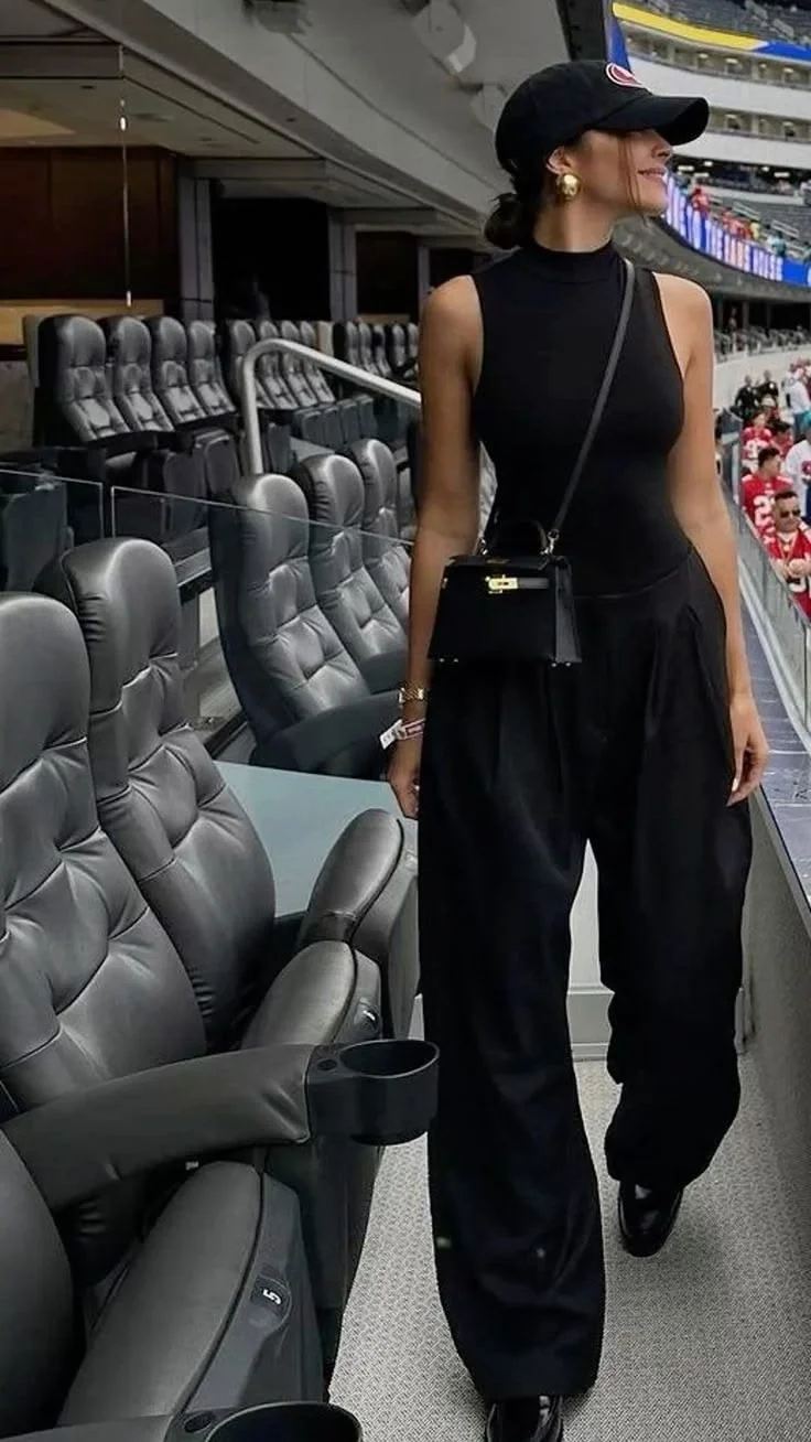all black outfit