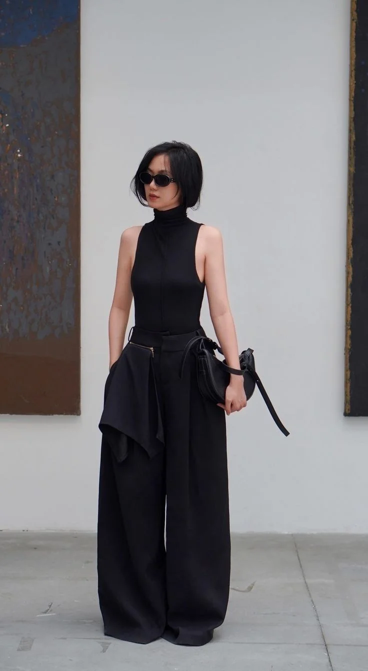all black outfit