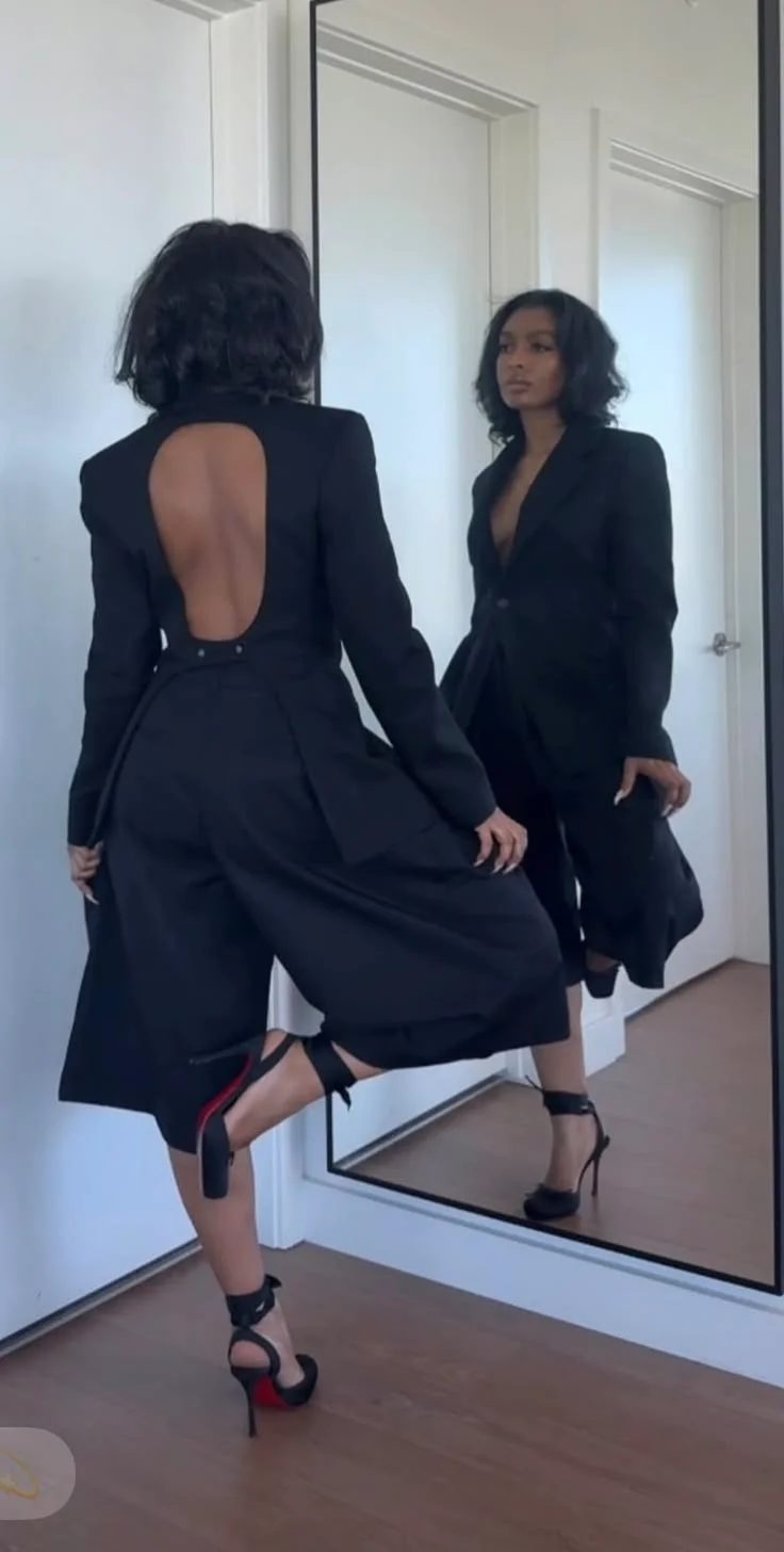 all black outfit