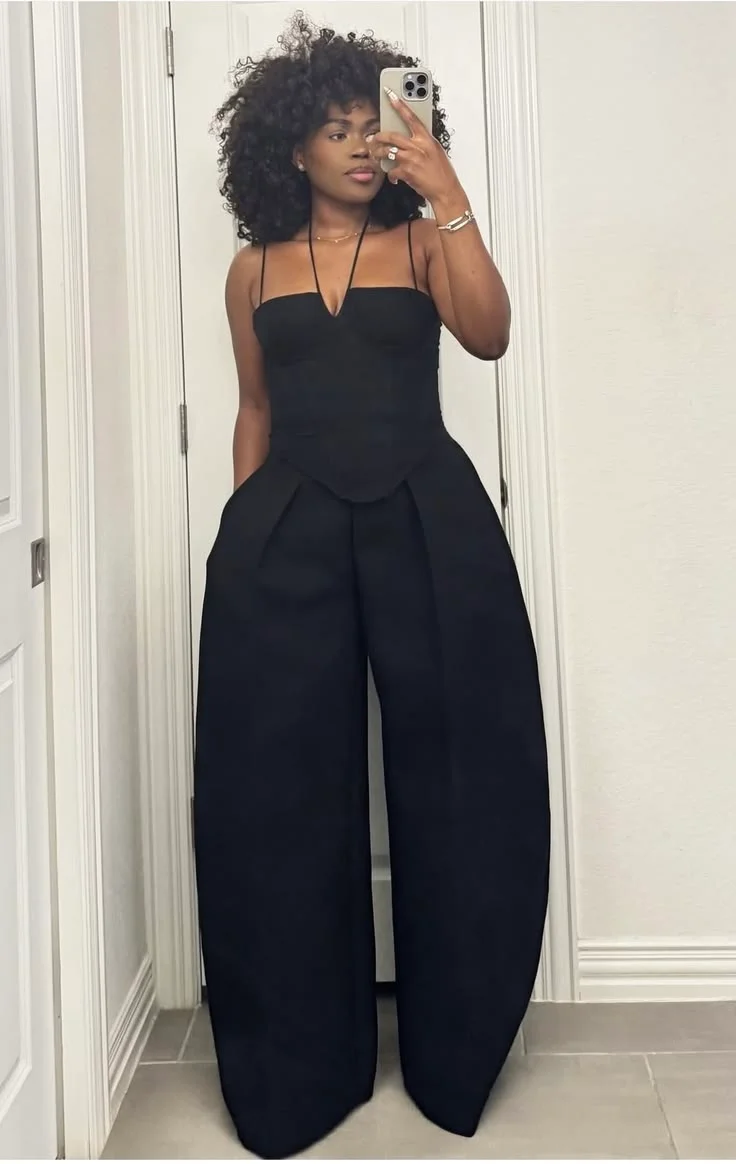all black outfit