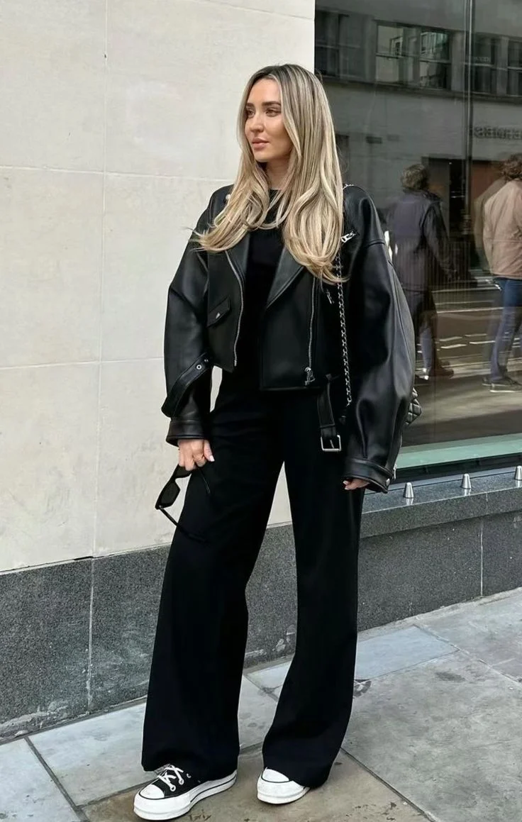 all black outfit
