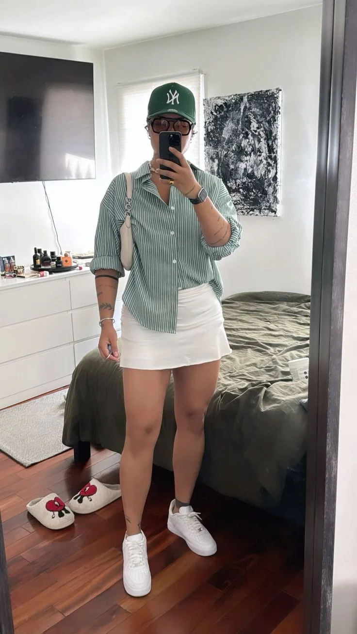athletic skirt outfit