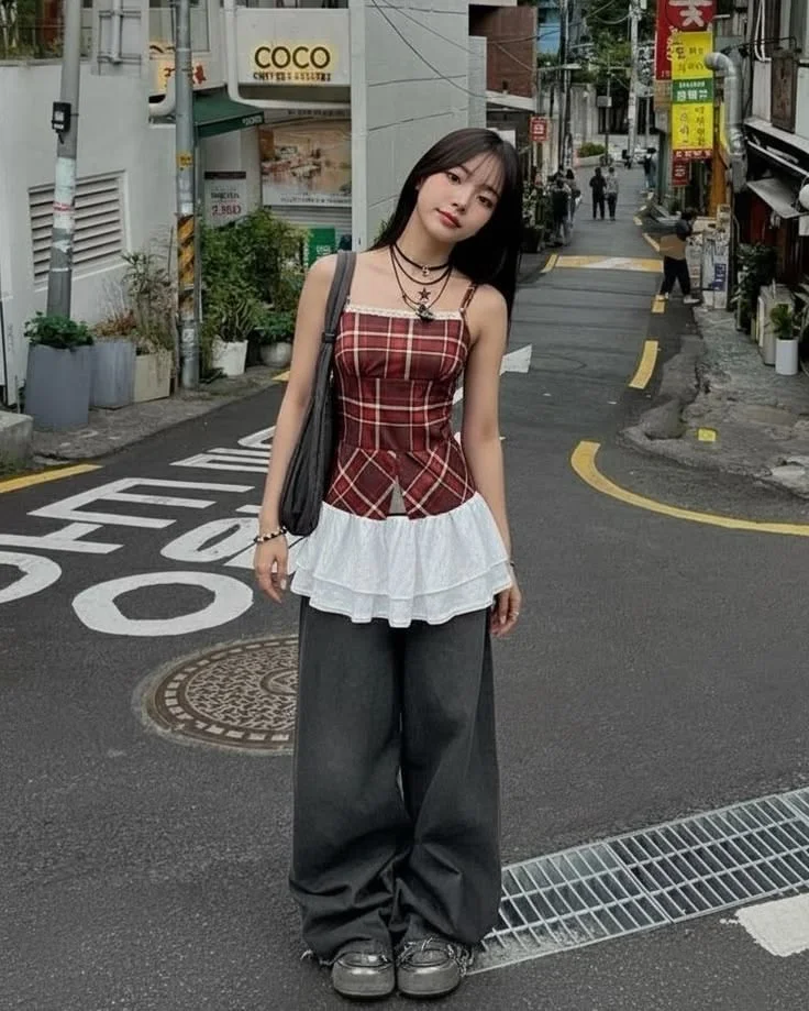 baby doll top outfit