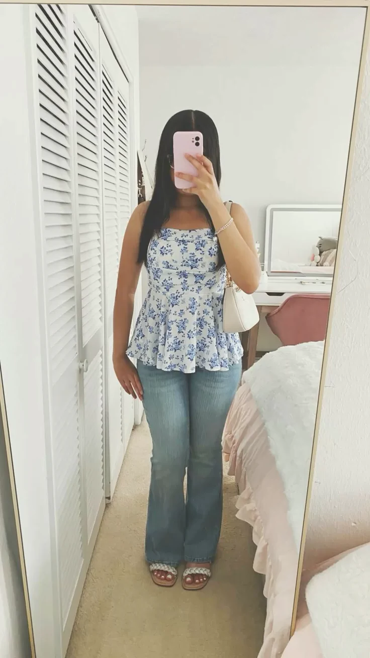 baby doll top outfit