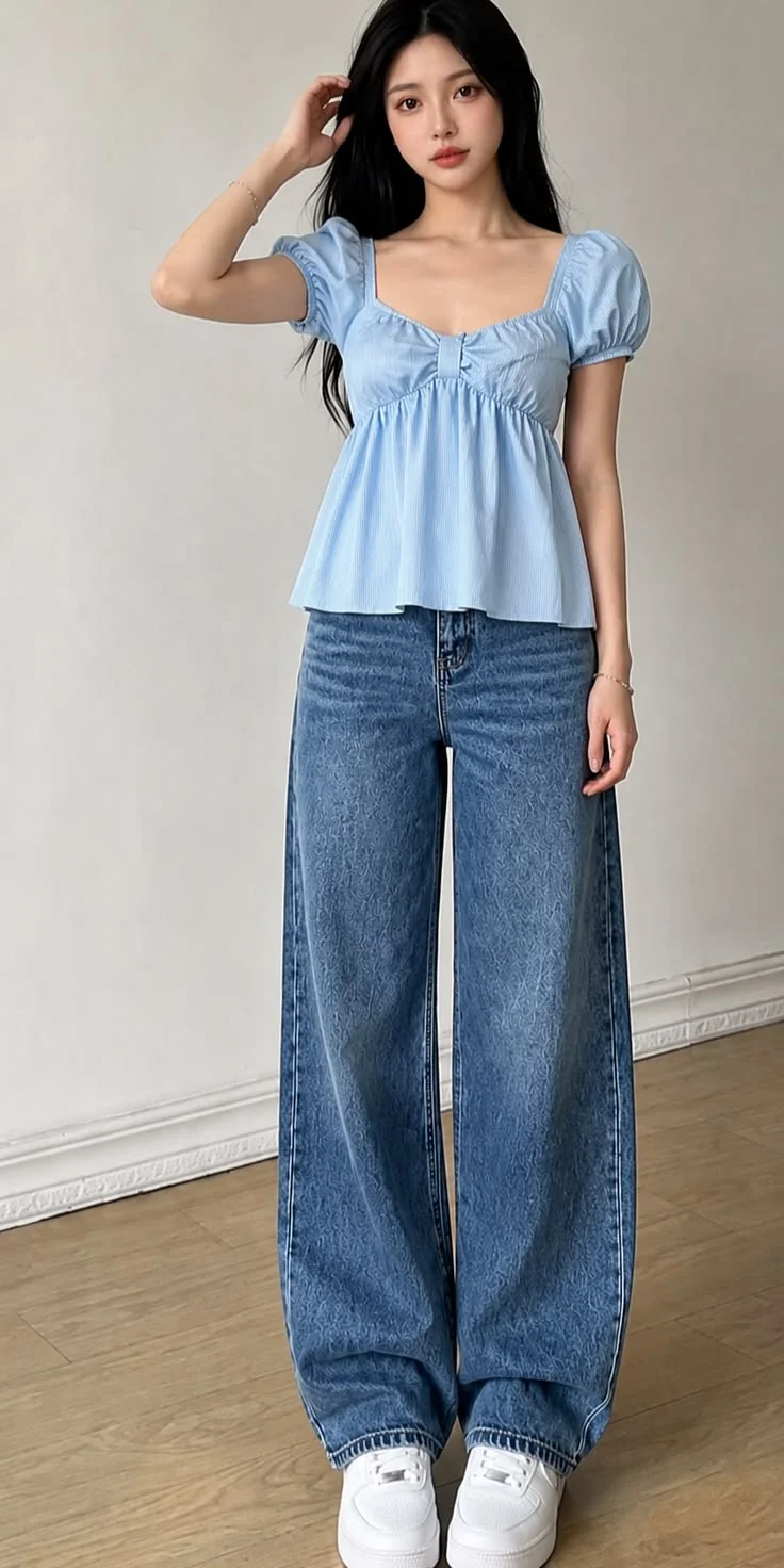 baby doll top outfit