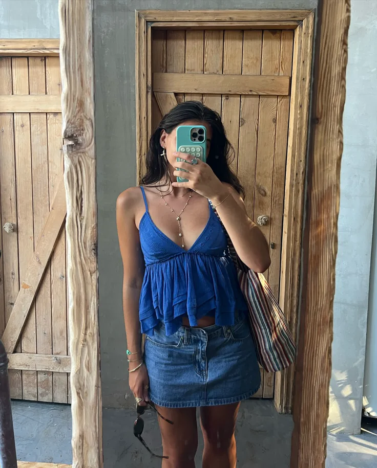 baby doll top outfit