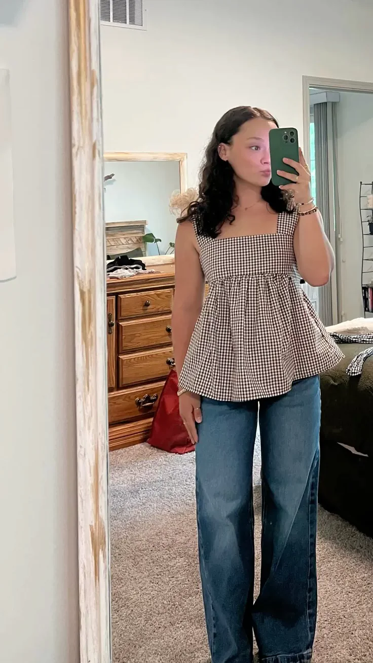 baby doll top outfit