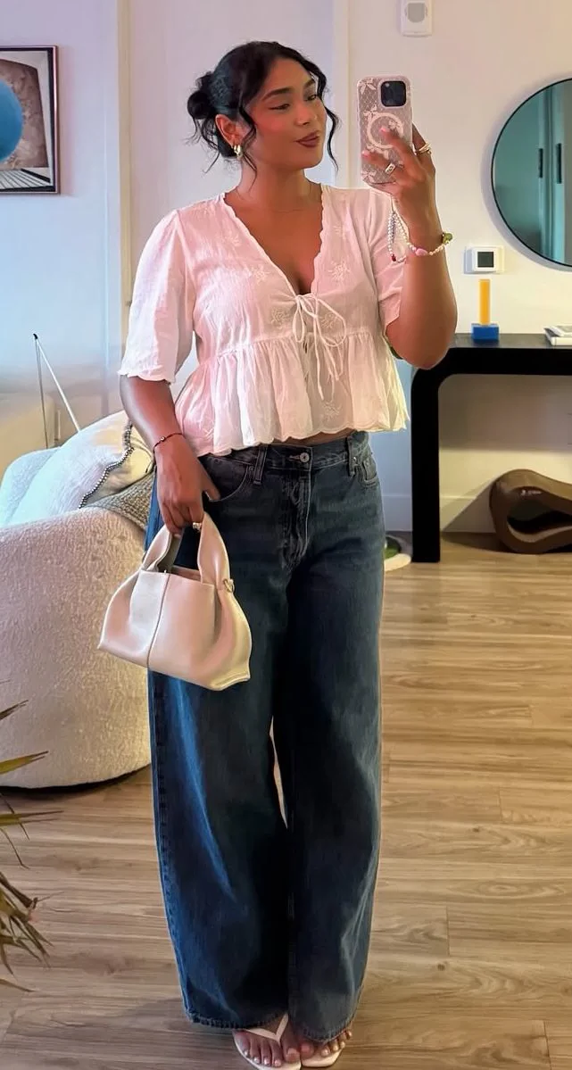 baby doll top outfit