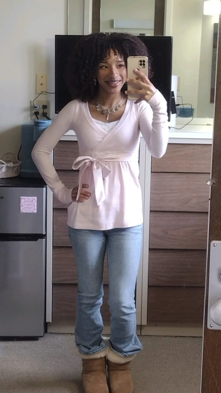 baby doll top outfit