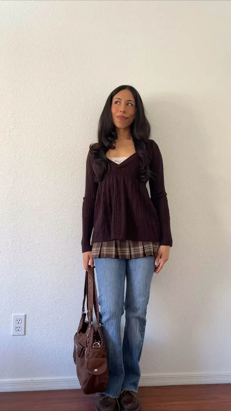 baby doll top outfit