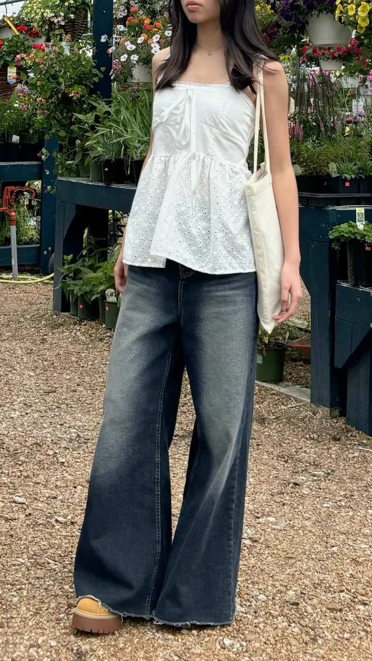 baby doll top outfit