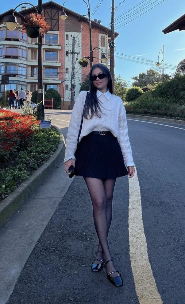 ballet flats outfit