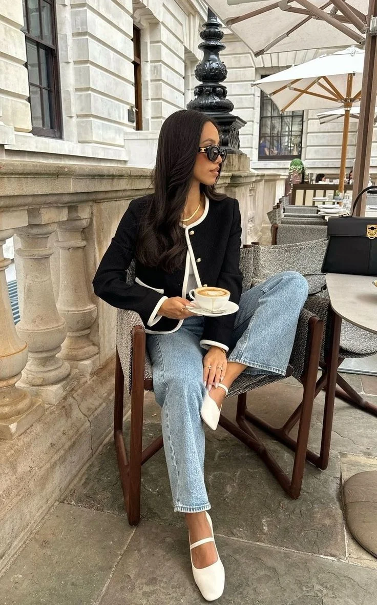 ballet flats outfit
