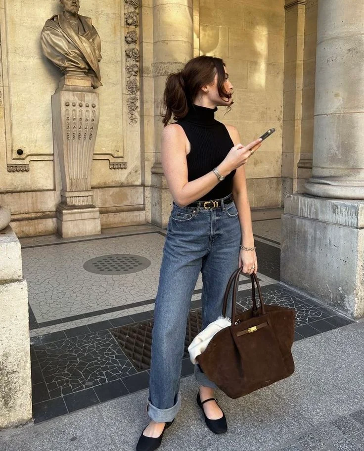 ballet flats outfit