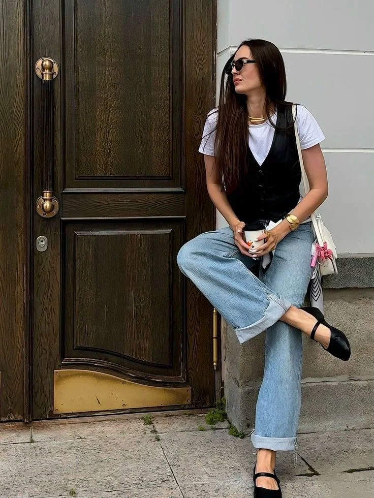 ballet flats outfit
