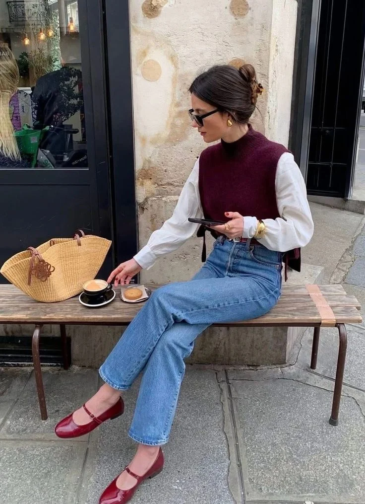 ballet flats outfit