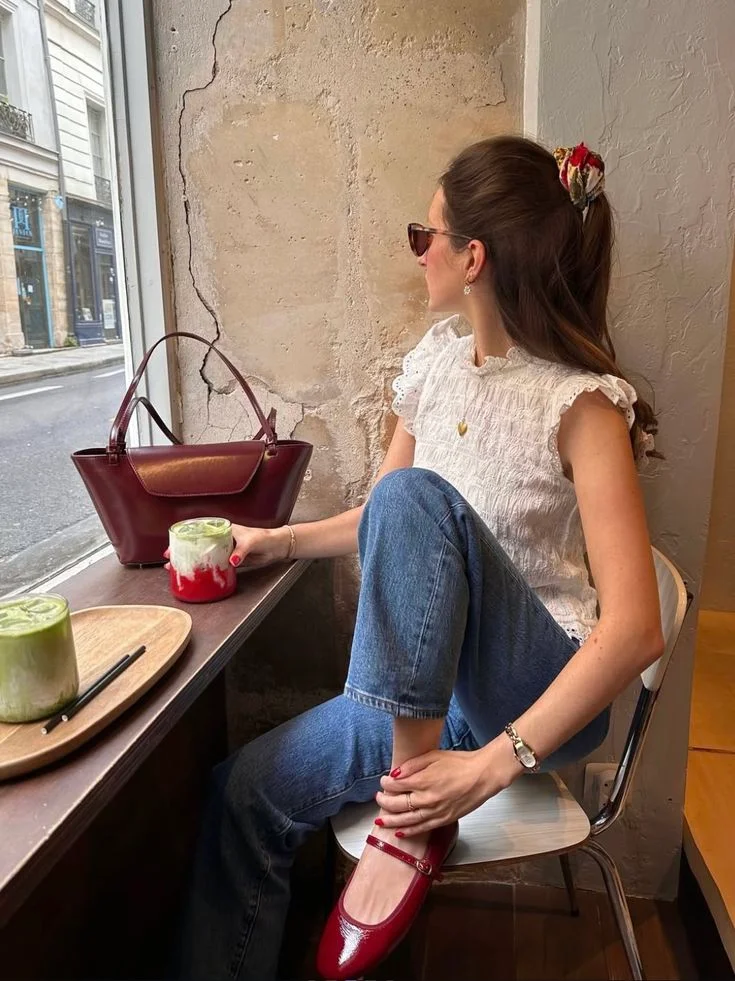 ballet flats outfit