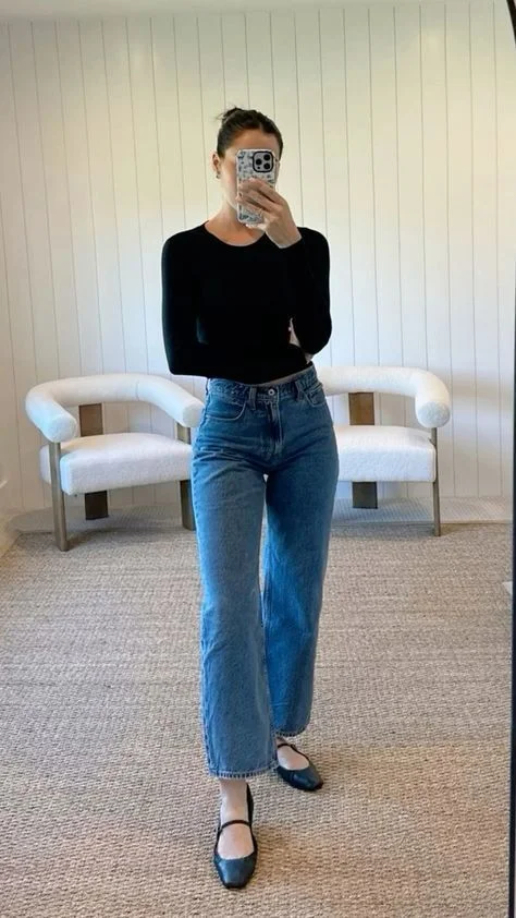 ballet flats outfit