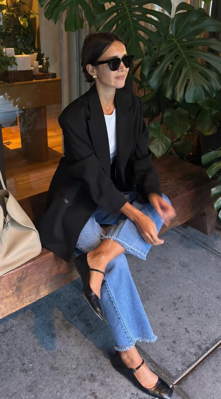 ballet flats outfit