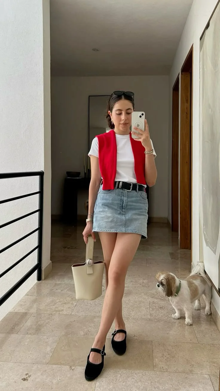 ballet flats outfit