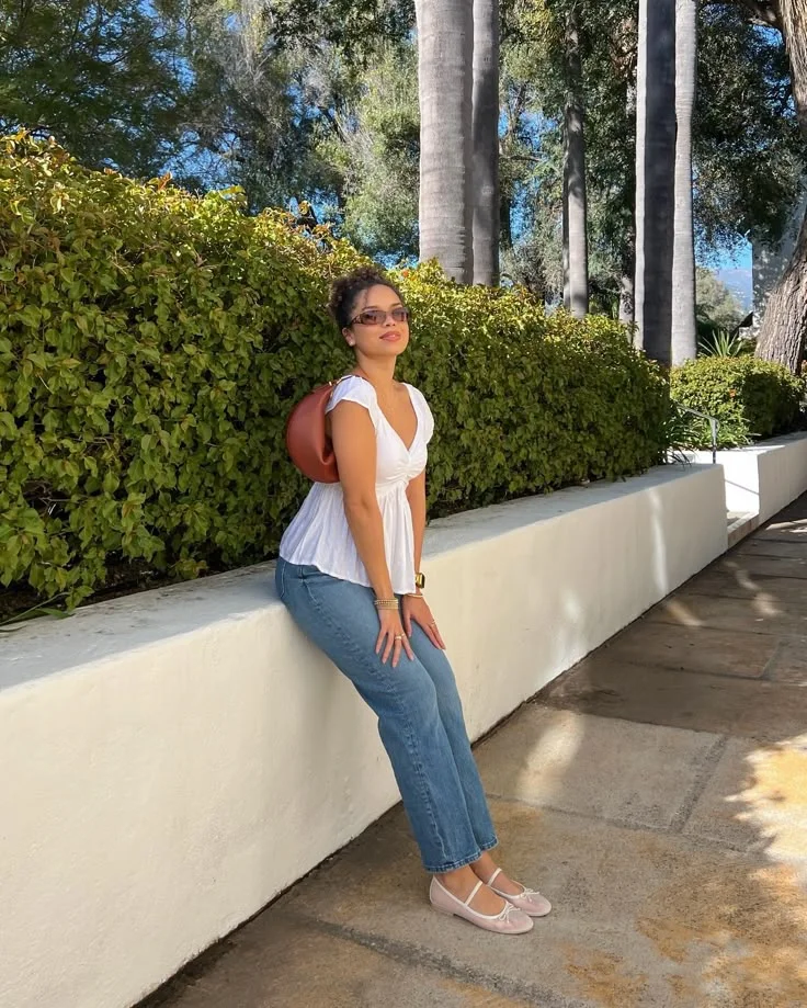 ballet flats outfit