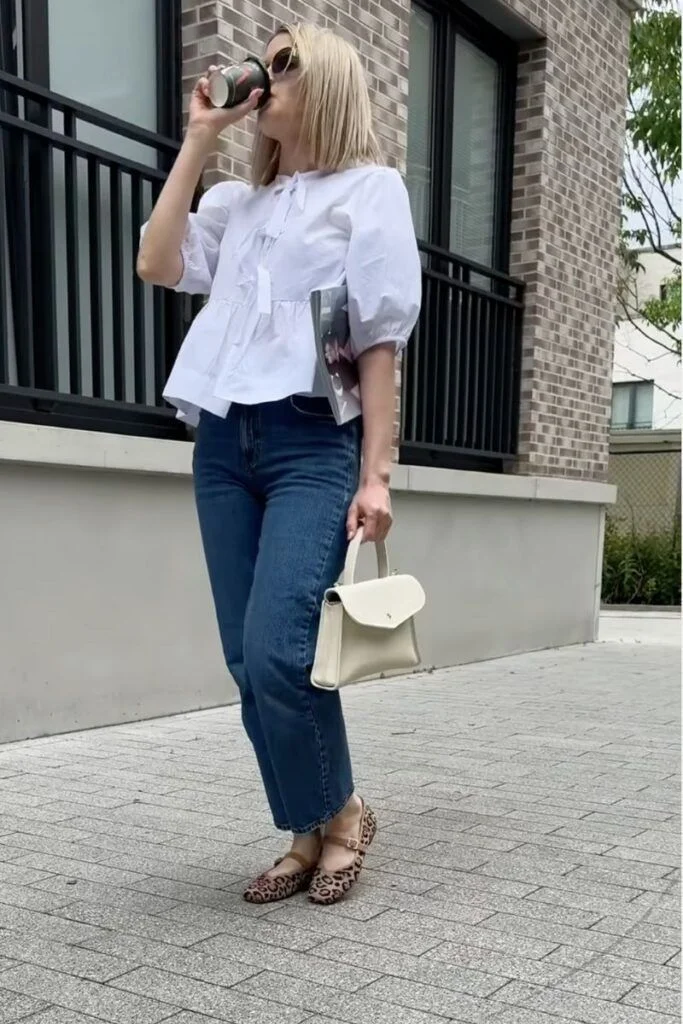 ballet flats outfit