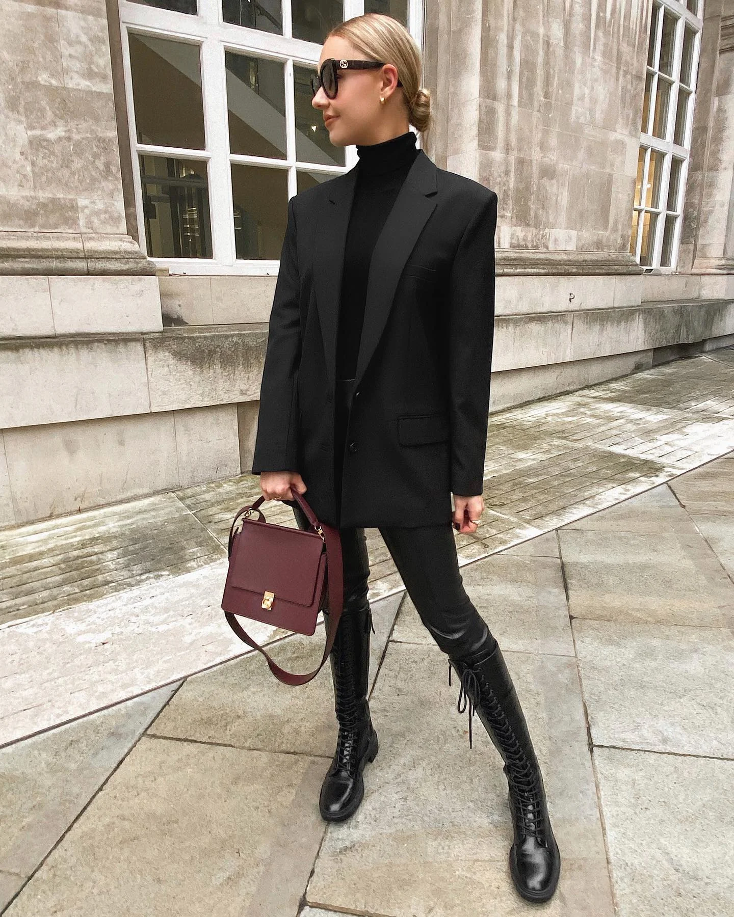 black blazer outfit