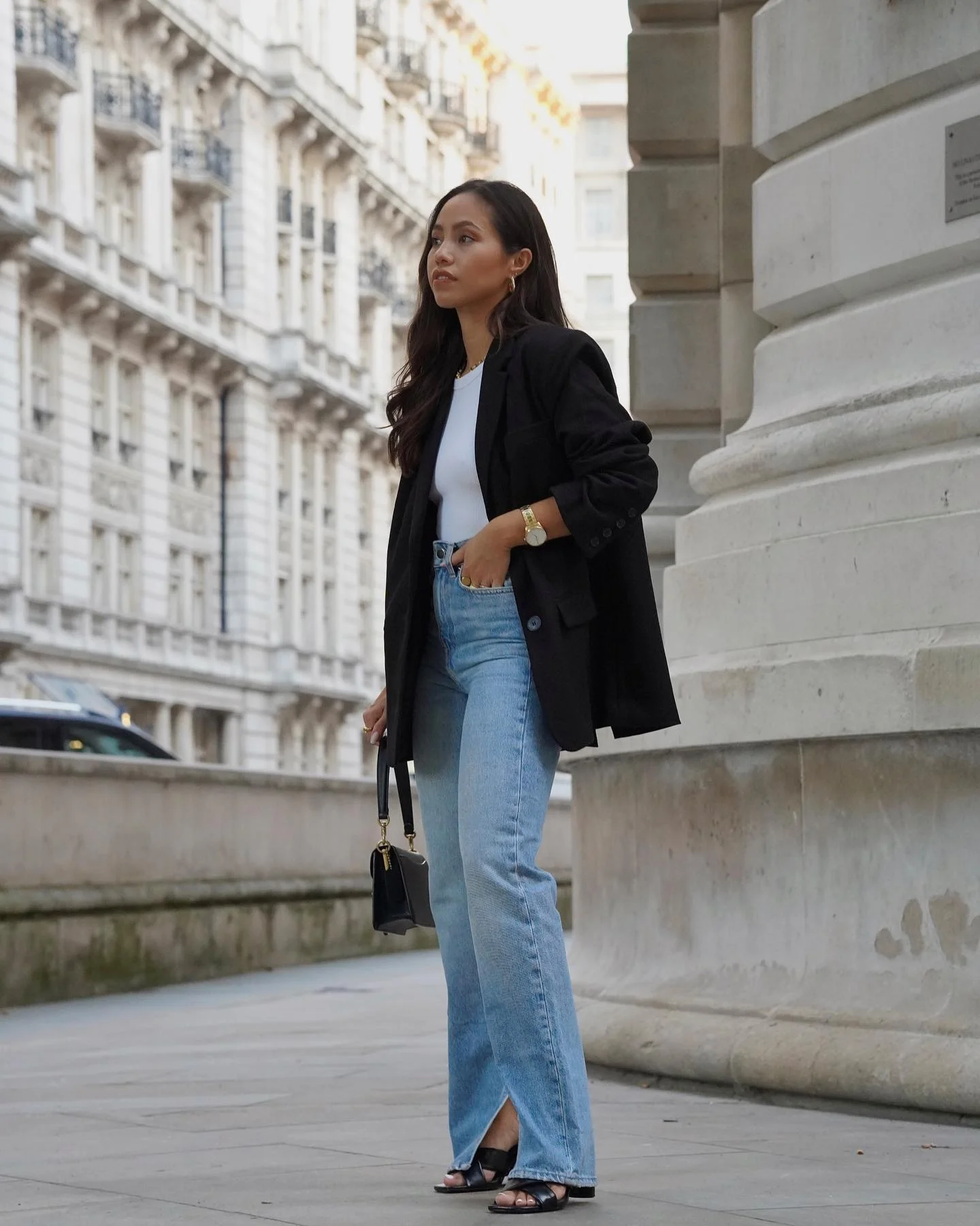 black blazer outfit