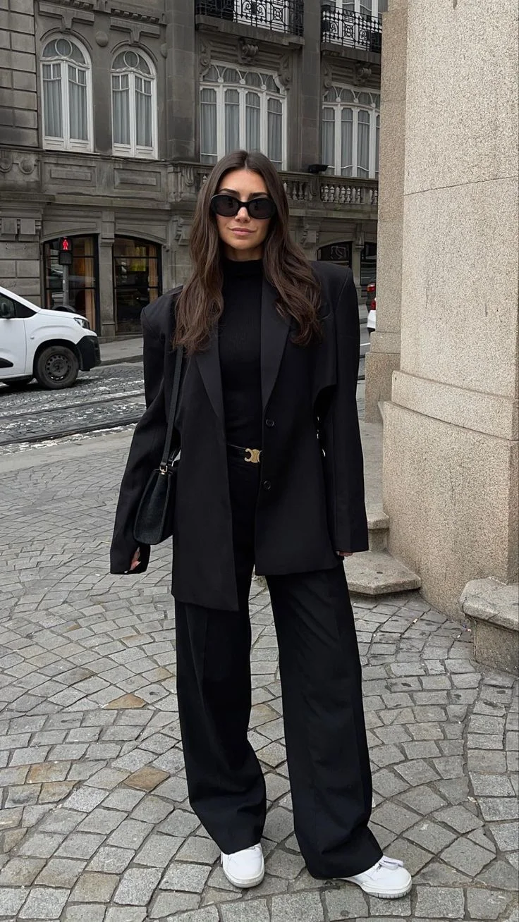 black blazer outfit