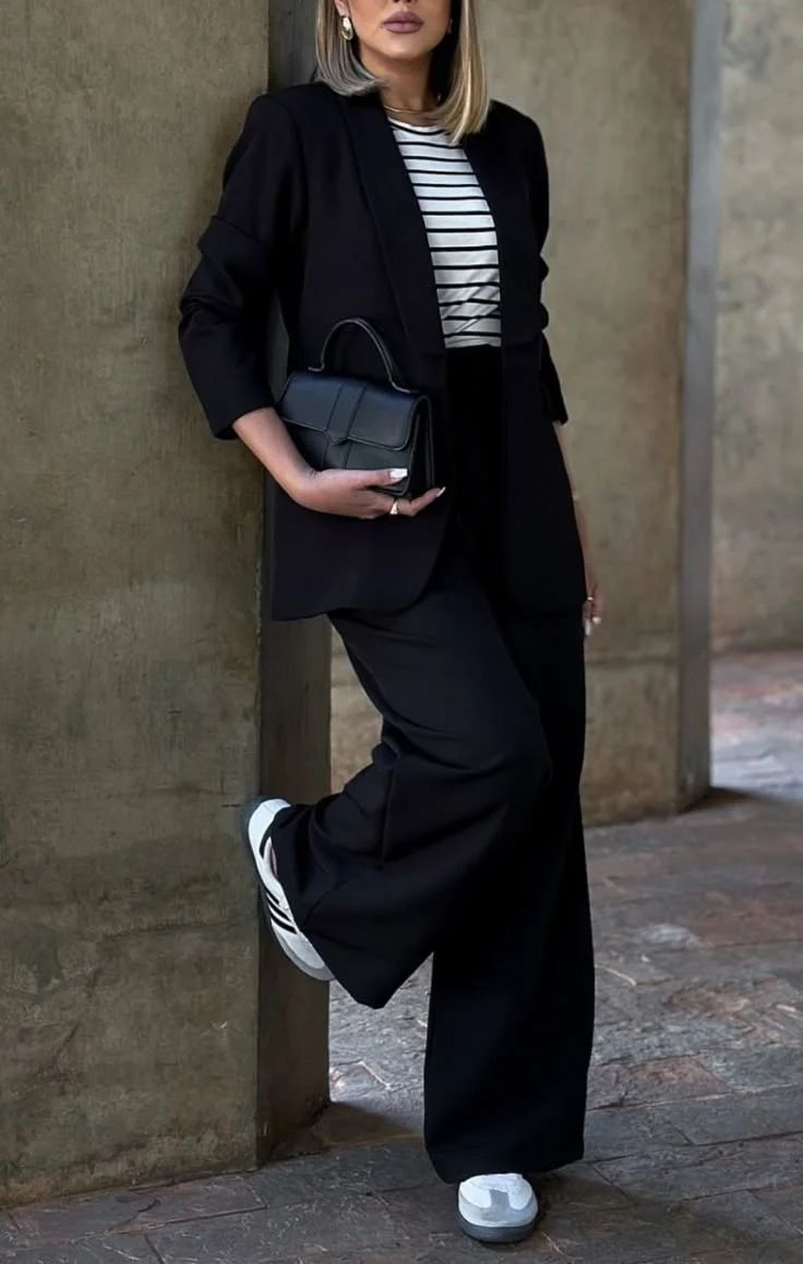 black blazer outfit
