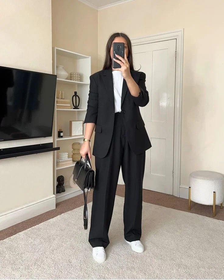 black blazer outfit