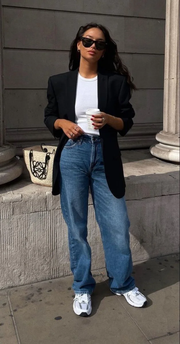 black blazer outfit