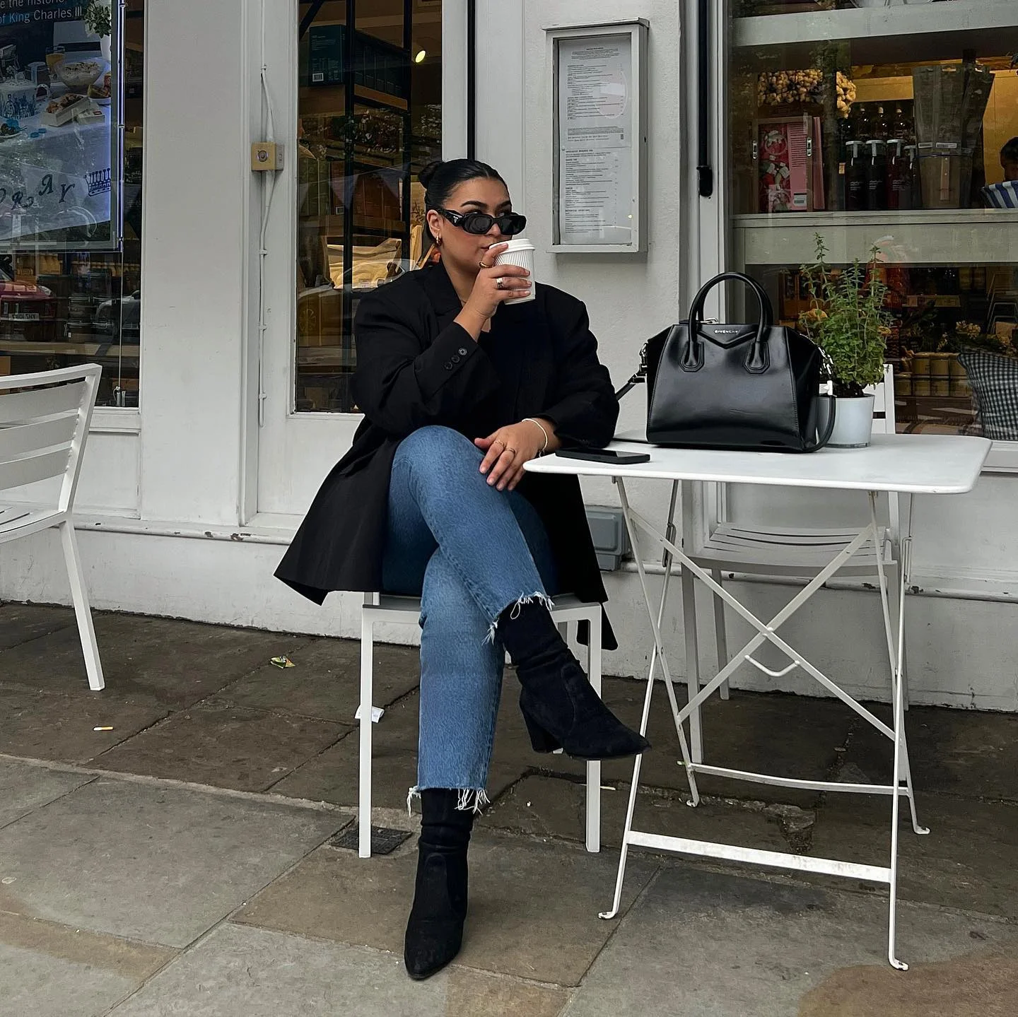 black blazer outfit