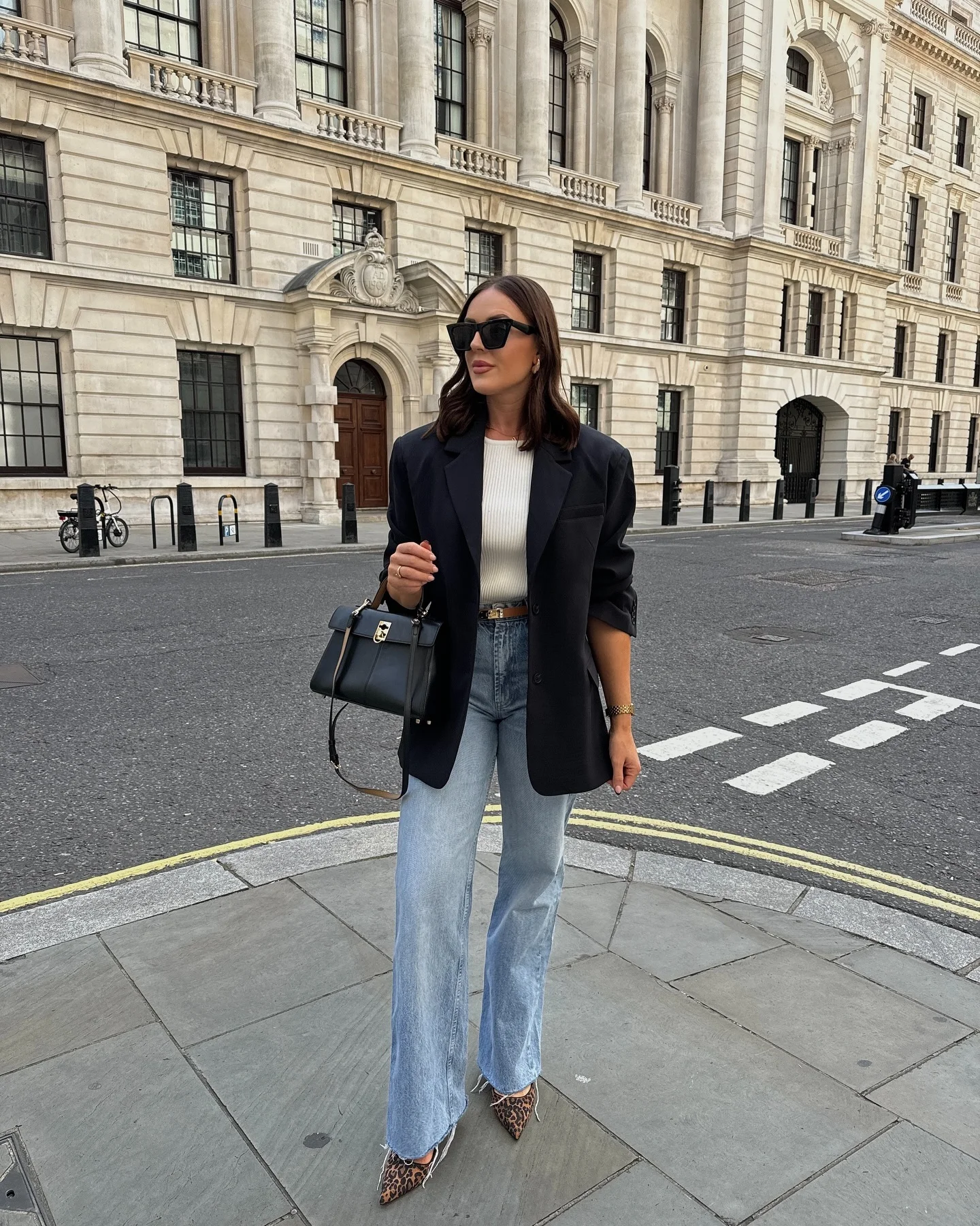 black blazer outfit